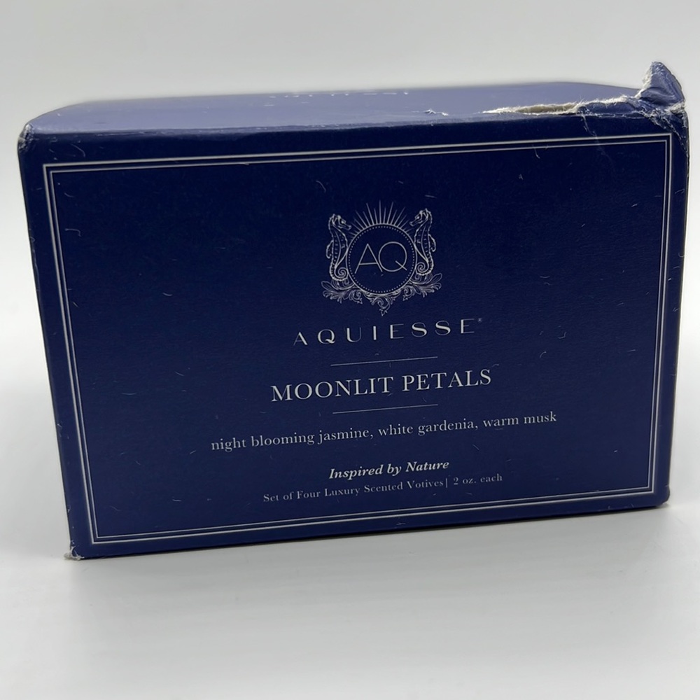 Aquiesse Moonlit Petals 4 votives